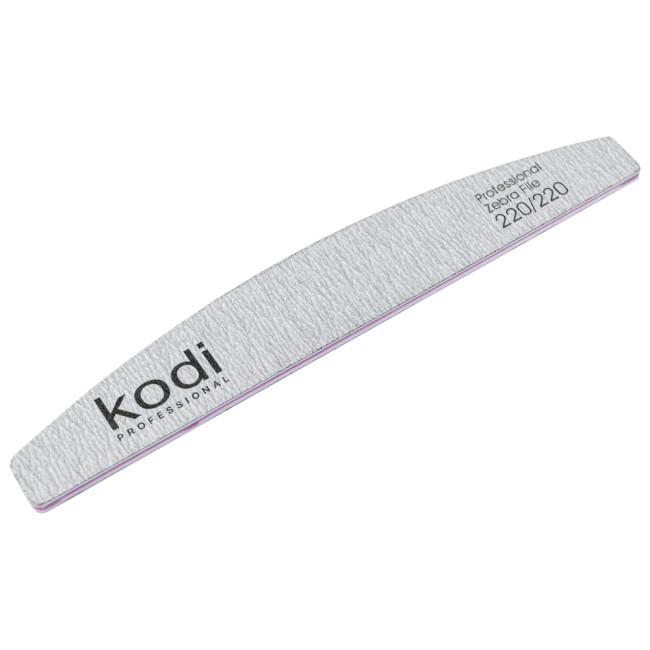 Lime à ongles n° 126 « Crescent » 220/220 (couleur : gris clair, taille : 178/28/4) - Kodi Professional