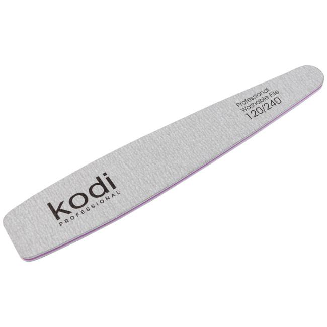 №153 Nail File Cone 120/240 (Color: Light Gray, Size:178/32/4) - Kodi Professional