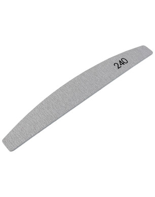 №179 Replaceable File «Crescent»240 Grit (Color: Gray, Size 178/28 mm), 25pcs/pack