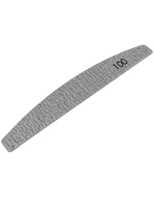 №180 Replaceable File «Crescent» 100 Grit (Color: Brown, Size 178/28 mm), 25pcs/pack