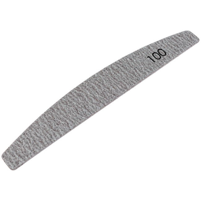 №180 Replaceable File «Crescent» 100 Grit (Color: Brown, Size 178/28 mm), 25pcs/pack - Kodi Professional