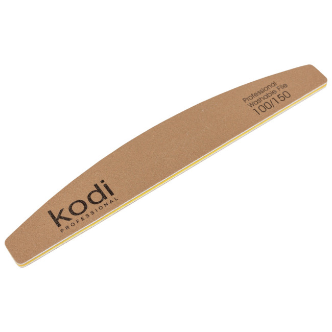 Lime à ongles n° 2 « Crescent » 100/150 (couleur : dorée, taille : 178/28/4) - Kodi Professional