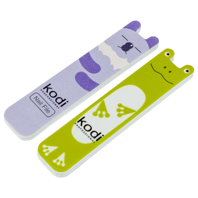N° 200 Coffret pour enfants pour ongles : Lime 180/220 « Koala », Polissoir 400/300 « Grenouille » - Kodi Professional