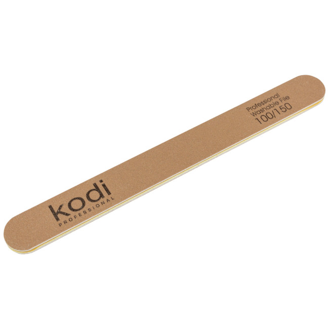 Lime à ongles droite n° 6 100/150 (couleur : dorée, taille : 178/19/4) - Kodi Professional