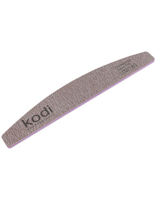 № 72 Nail File "Crescent" 100/180 (Color: Brown, Size: 178/28/4)