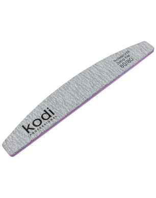 № 88 Nail File "Crescent" 80/80 (Color: Gray, Size: 178/28/4)