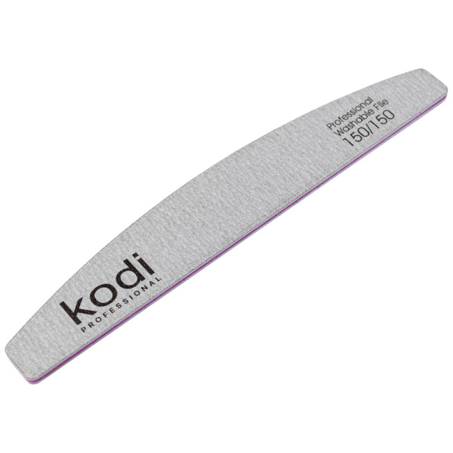 № 91 Nail File "Crescent" 150/150 (Color: Gray, Size: 178/28/4) - Kodi Professional