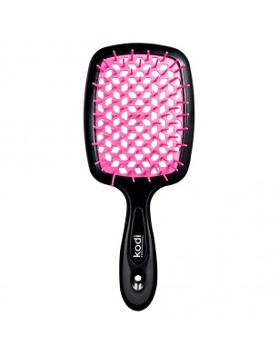 Soft Touch Hairbrush Black/Pink