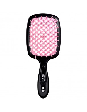 Soft Touch Hairbrush Black/Light Pink