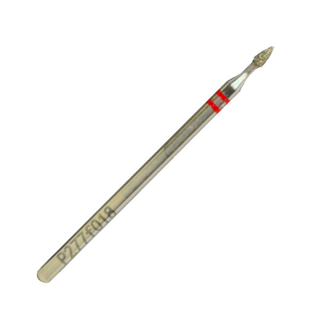 Diamond drill bit, 1.8 mm diameter, shape: cone, soft abrasive, length of the working part 4 mm, P277f018 - Kodi Professional