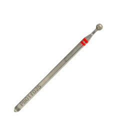 Fraise diamantée, abrasif doux, diamètre 2,5 mm, longueur de la pièce 2,5 mm P801f025