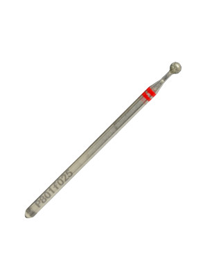Fraise diamantée, abrasif doux, diamètre 2,5 mm, longueur de la pièce 2,5 mm P801f025