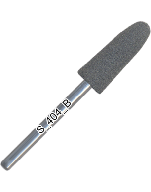 Polisher silicone, rounded cone, medium abrasive, d=6,5 mm, length of working part 17 mm, S_404_K
