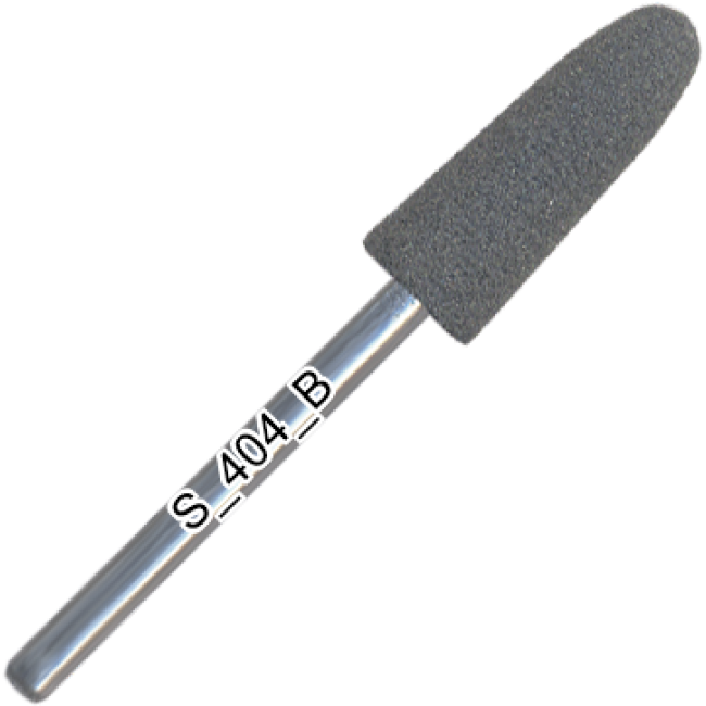 Polisher silicone, rounded cone, medium abrasive, d=6,5 mm, length of working part 17 mm, S_404_K - Kodi Professional