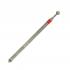 Fraise diamantée, abrasif doux, diamètre 2,5 mm, longueur de la pièce 2,5 mm P801f025