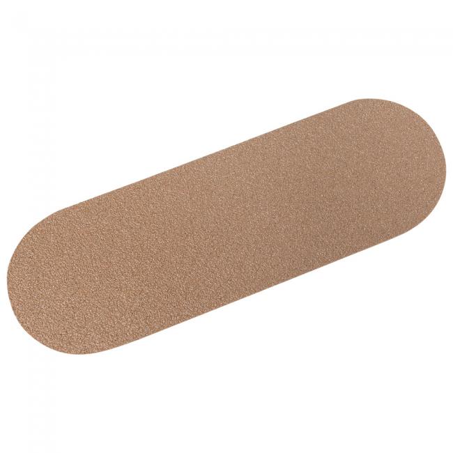 Limes de rechange pour pédicure, grain 100 (couleur : beige, taille 135/44 mm), 25 pièces/paquet