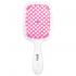 Soft Touch Hairbrush White/Pink 