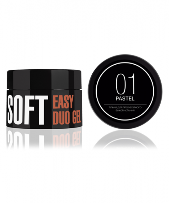 Easy Duo Gel Soft &laquo; Pastel &raquo; 01 (gel acrylique), 35 g