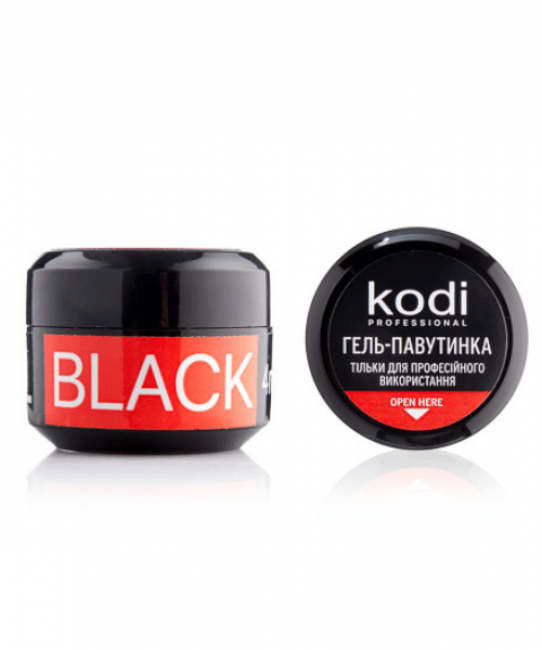 Spider Gel for Nails Kodi Professional, 4 ml (color: black)