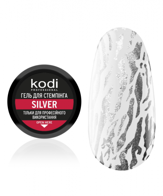 Stamping Gel Silver, 4 ml