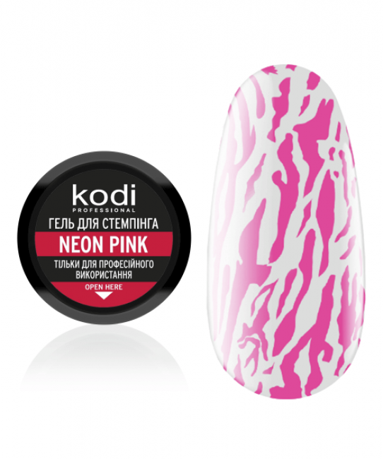 Stamping Gel Neon Pink, 4 ml