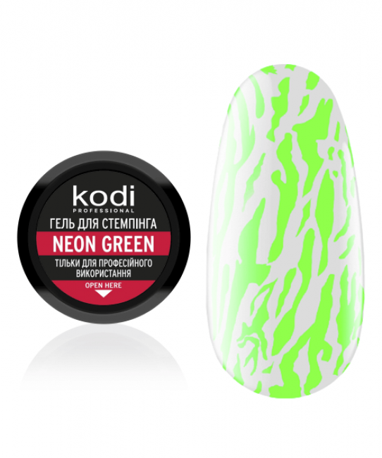 Stamping Gel Neon Green, 4 ml