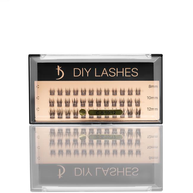 Extensions de cils DIY LASHES 01A C 0,07 (8 mm, 10 mm, 12 mm)