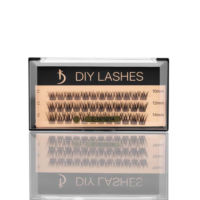 Eyelash Extensions DIY LASHES 04B C 0,07 (10 mm, 12 mm, 14 mm)