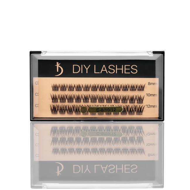Extensions de cils DIY LASHES 03A C 0,07 (8 mm, 10 mm, 12 mm)