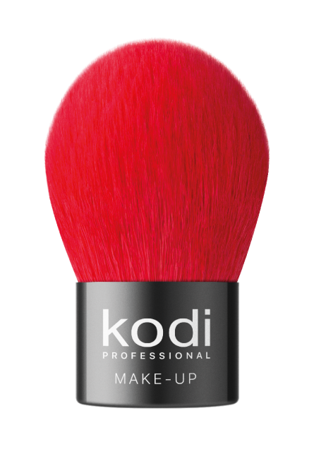 Pinceau Kabuki, couleur : rouge