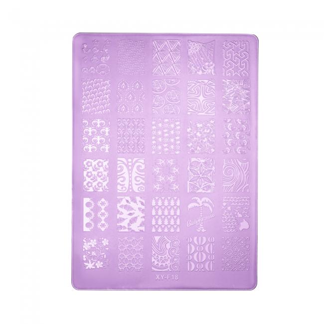 Plaque d'estampage F18 (10,5 x 14,5 cm)