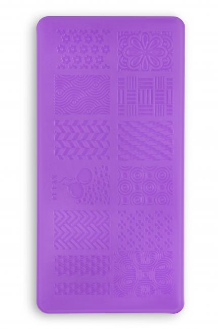 Plaque d'estampage L14 (6X12cm)