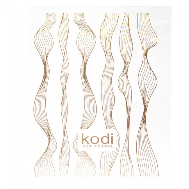 3D Nail Art Sticker (Color: Gold)