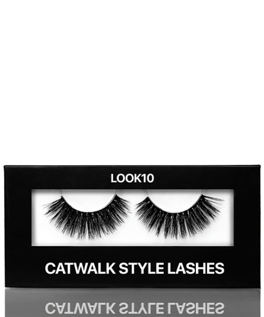 Cils en bande style défilé, look 10