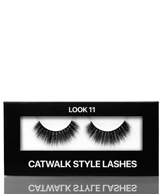 Cils en bande style défilé, look 11