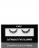 Cils en bande style défilé, look 2