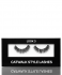 Cils en bande style défilé, look 3