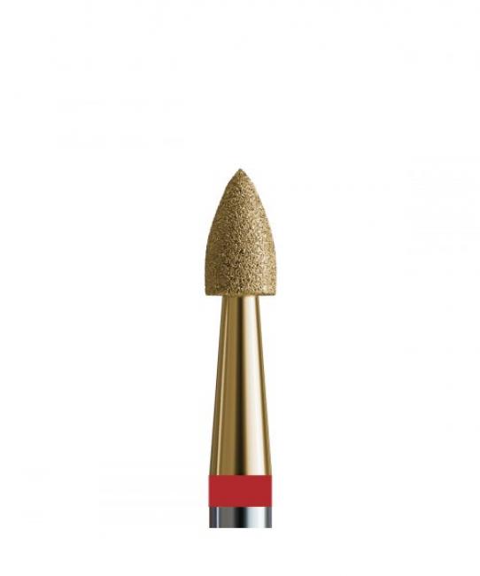 N° 140 V104.243.514.025_Z (Foret diamanté flamme petit 243, d = 2,5 mm, abrasif doux, avec pulvérisation de zirconium)