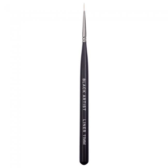 Painting Brush "Black Artist" Liner 11mm (Handle: Black, Bristle: Nylon)
